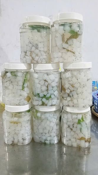 Thạch dừa hạt chia đường phèn