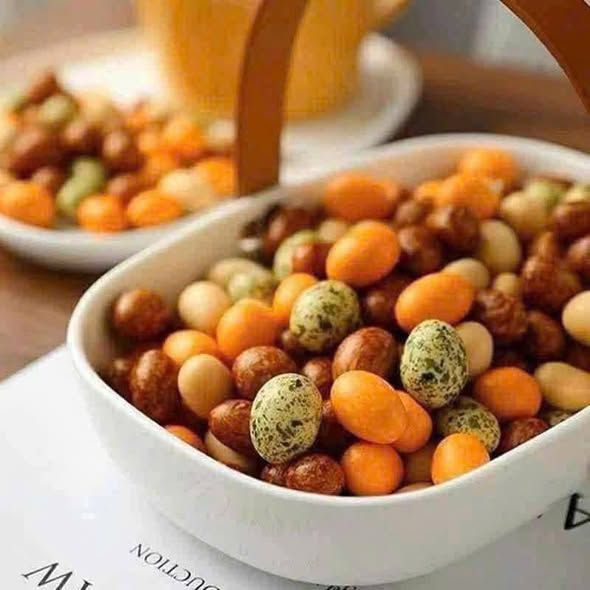 Đậu phộng da cá mix vị