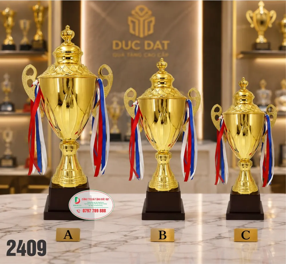 Cúp Kim Loại Cao Cấp 2409