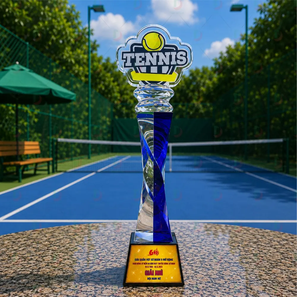 Cúp Tennis 031 Pha Lê Cao Cấp – Đẳng Cấp Cho Nhà Vô Địch
